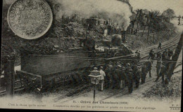 GREVE DES CHEMINOTS,1910  ....REPRO...CPM - Grèves