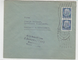 Brief Der DAF Kreis Osterode Mit Handrollstempel OSTERODE 22.?.38 Rückseite! - Covers & Documents