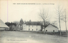 CPA FRANCE 44 "Saint Julien De Vouvantes, Le Château Du Chalonge" - Saint Julien De Vouvantes