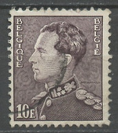 Belgique - Belgium - Belgien 1951-52 Y&T N°848A - Michel N°430C (o) - 10f Léopold III - Altri & Non Classificati