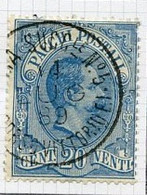Italie - Italy - Italien Colis Postal 1884-86 Y&T N°CP2 - Michel N°PPM2 (o) - 20c Humbert I - Colis-postaux
