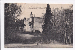 CP 83 ST ZACHARIE Chateau De Saporta - Saint-Zacharie