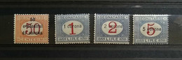 Dalmazia 1922 Segnatasse S.2 4 Valori Completa ** - Dalmatien