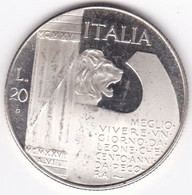 Médaille 20 LIRE 1943 MUSSOLINI – DUCE - Otros & Sin Clasificación