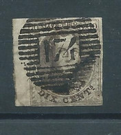 N° 6 OBLITERE P 174"ANTOING" - 1851-1857 Medallions (6/8)