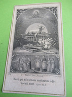 Image Pieuse Ancienne/Ordination Sacerdotale/1ére Messe François Nicolas/Mgr Koppes/Evêque De LUXEMBOURG/1886   IMPI105 - Religión & Esoterismo