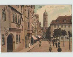 JENA (IENA) Am Eichplatz Und Johannisstrasse (stempel Lazarett) 1915 - Jena