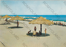 CARTOLINA  CERVIA-MILAMO MARITTIMA,EMILIA ROMAGNA,SPIAGGIA PRIVATA,MARE,BARCHE A VELA,LUNGOMARE,ESTATE,VIAGGIATA 1967 - Ravenna