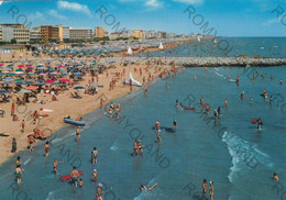 CARTOLINA  MILAMO MARITTIMA,EMILIA ROMAGNA,LA SPIAGGIA,MARE,BARCHE A VELA,LUNGOMARE,ESTATE,VIAGGIATA 1967 - Ravenna