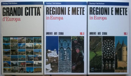 REGIONI E METE In Europa I/II E GRANDI CITTA' D'Europa - Touring Club Italiano (TCI) - Tourisme, Voyages