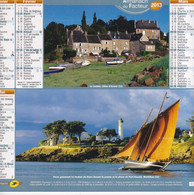 Almanach Du Facteur, Calendrier De La Poste, 2013, Côte D'Or, Vues De Bretagne Et De Normandie - Grand Format : 2001-...