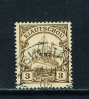 KIAOCHOW  -  1901 Yacht Definitive 3pf Used As Scan - Caroline Islands