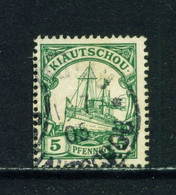 KIAOCHOW  -  1901 Yacht Definitive 5pf Used As Scan - Karolinen