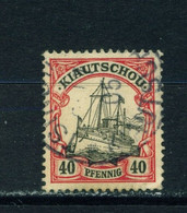 KIAOCHOW  -  1901 Yacht Definitive 40pf Used As Scan - Caroline Islands