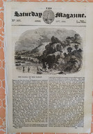 THE SATURDAY MAGAZINE 501 -  25 APRIL 1840. THE BANKS OF THE TAMAR, RIVER. MODERN ROME - Autres & Non Classés
