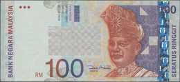 Malaysia: Bank Negara Malaysia 100 Ringgit ND(1998-2001), Signature: Zeti Aziz, P.44d, Error – Portr - Malaysia