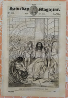 THE SATURDAY MAGAZINE 503 -  2 MAY 1840. JESUS CHRIST BY BENJAMIN WEST - Autres & Non Classés