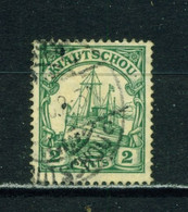 KIAOCHOW  -  1905-18 Yacht Definitive 2c Used As Scan - Isole Caroline