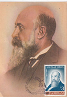 A5681-  Nicolae Iorga, Romanian First Prime Minister Romania, 1871-1940, Postcard - Cartes-maximum (CM)