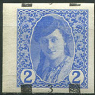 571.Yugoslavia SHS Bosnia 1918 Newspaper Stamp ERROR Moved Overprint MNH Michel 21 - Imperforates, Proofs & Errors
