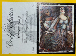 19534 -  Cindy's Collection 1991 Chardonnay Soft Leaves The Singers Artiste Martin Wenkidu Afrique Du Sud - Kunst