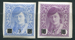 566.Yugoslavia SHS Bosnia 1918 Newspaper Stamps MH Michel I21/22 - Ongetande, Proeven & Plaatfouten