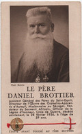 Image Pieuse Ancienne/Le Pére Daniel Brottier/Etoffe Ayant Touché/Cardinal Verdier Archevêque De Paris/1938 IMP106quinto - Religion &  Esoterik