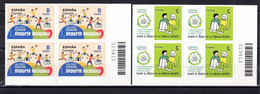 ESPAÑA 2021  ** MNH ED. 5485/5486 VALORES CIVICOS. DEPORTE INCLUSIVO Y POBREZA INFANTIL. BL.4 - Unused Stamps
