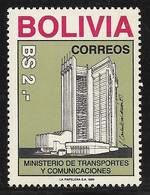 Bolivia - 1988 Ministry Of Transport MNH - Bolivia