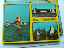 Nederland Holland Pays Bas Sneek Stad Met Watersport - Sneek