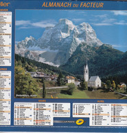 Almanach Du Facteur, Calendrier De La Poste, 2008, Côte D'Or, COURCHEVEL Savoie, DOLOMITES Italie. - Grand Format : 2001-...