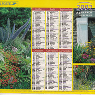 Almanach Du Facteur, Calendrier De La Poste, 2002, Côte D'Or, Roseraies, Jardin Exotique De Roscoff Finistère - Grand Format : 2001-...