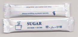 Zuc039 Singpore Airlines Avion Compagnia Aerea, Merchandising, Bustina Zucchero Azucar Sucre Sugar - Reclamegeschenk