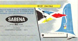 SBENA . BILLET DE PASSAGE - Tickets