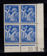 Coin Daté - Iris YV 434 N** Du 20.12.39 - 1930-1939
