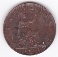 Grande-Bretagne 1 Farthing 1883, Victoria, KM# 753 - B. 1 Farthing