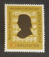 ALLEMAGNE RFA YT 108 NEUF**MNH "ROBERT SCHUMANN" ANNÉE 1956 - Ungebraucht