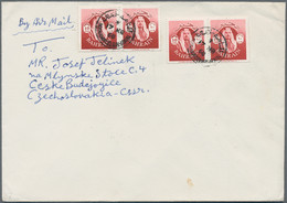 Bahrain: 1968 MANAMA: Airmail Cover Addressed To Czechoslovakia And Franked By 1966 'Shaikh' 10f. Tw - Bahrain (1965-...)