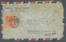 China - Taiwan (Formosa): 1953, "Tuberkulose" 5 Dollar Entwertet "Taipei" Als Einzelfrankatur Auf Lu - Cartas & Documentos