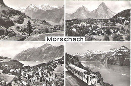 SCENES FROM MORSCHACH, SCHWYZ, SWITZERLAND. UNUSED POSTCARD Qq8 - Morschach