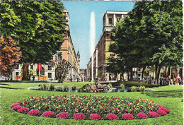 GARDEN OF CARLO FELICE SQUARE AND ROMA STREET, TURIN, ITALY. UNUSED POSTCARD Qq9 - Parks & Gardens