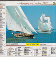 Almanach Du Facteur, Calendrier De La Poste, 1998, Côte D'Or, PEN DUICK 1, Fête Du Champ De Marins Paimpol (22) - Grand Format : 2001-...