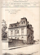 Architecture : Monographies De Bâtiments Modernes N° 33 : Hôtel à Valence (26) - Architecture