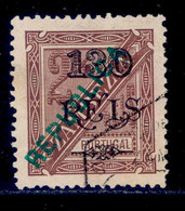 ! ! Zambezia - 1914 King Carlos OVP 130 R Local Republica - Af. 73a - Used - Sambesi (Zambezi)