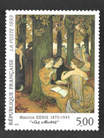 France - Carte De La Poste 1993 "Les Muses" De Maurice Denis  ITVF Y&T N°2832 Voir 2 (scans). - Brieven En Documenten