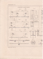 PLAN CHEMINS DE FER (VOIE) SIGNAUX ,VOIE,CROISEMENTS A VOIR !!!! REF 71231 - Other Plans