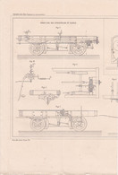 PLAN CHEMINS DE FER VOITURES ACCESSOIRES ,FREINS,SIGNAL D'ALARME A VOIR !!!!  REF 71232 - Other Plans