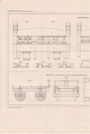 PLAN CHEMINS DE FER VOITURES ACCESSOIRES ,FABRICATION DES LONGERONS PARM.FOX  A VOIR !!!!  REF 71233 - Otros Planes