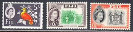 Fiji 1962-67 Mint No Hinge, Sc# , SG 323-325 - Fidschi-Inseln (...-1970)