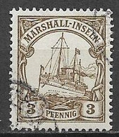 GERMANIA REICH COLONIA MARSHALL YVERT. 13 USATO VF - Marshalleilanden